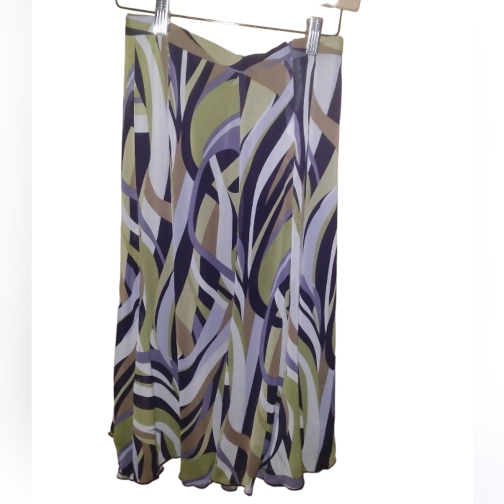 Vintage Laura Petites  Multicolored Skirt Size 12.